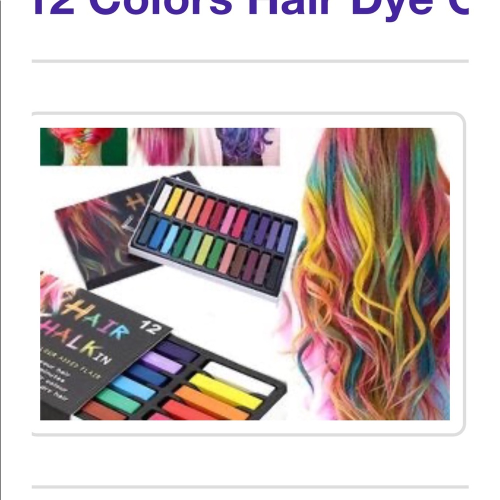 Hair chalk